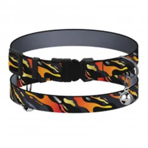 49/8725 Нашийник для Котів BronzeDog Urban ART (Обхв-18-28см Шир-10мм) Гравітація