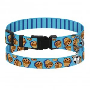 49/8626 Нашийник для Котів BronzeDog Urban FRUITS (Обхв-18-28см Шир-10мм) Кекси