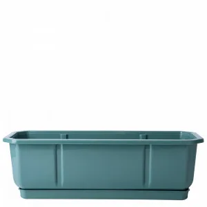 Вазон 112031 "Дама" (балкон. з підст. 50*18 (зелений)