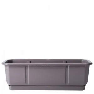 Вазон 112031 "Дама" (балкон. з підст. 50*18 (капучіно)