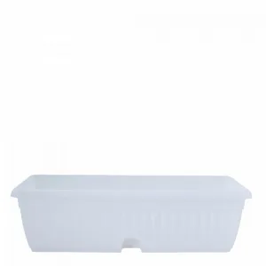 Вазон "Терра" (балкон. 112091Р  50МК (білий)