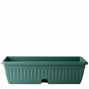 Вазон "Терра" (балкон. 112091Р  50МК (зелений)