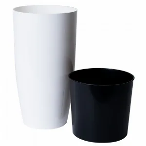 Вазон 115043 "Альфа" d22*41,5 (БІЛИЙ)