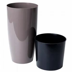 Вазон 115043 "Альфа" d22*41,5 (капучіно)