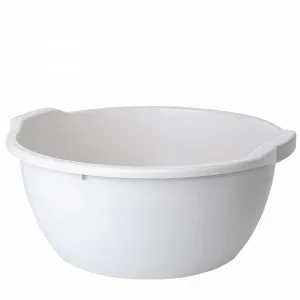 Таз круглий 12л (121061 біла роза)