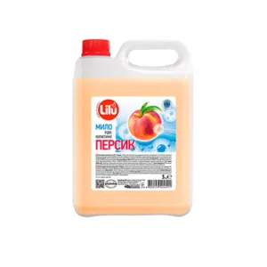 LILU Мило рідке косметичне "Персик" каністра 5л.