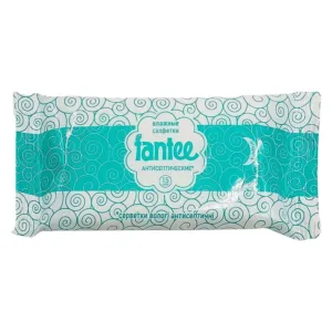 Серветки вологі Fantee антисептичні 15шт