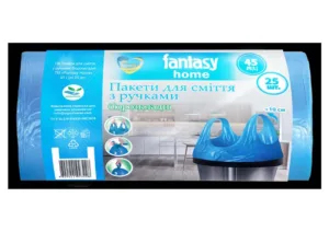 Пакети д/сміття Fantasy з ручками 45*25