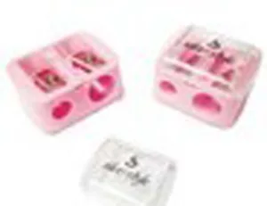 Точилка ST 03 подвійна рож.