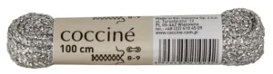 Шнурівки ПЛОСКІ 100 срібні