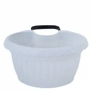 Вазон 112097 "Терра" 27 з кріп. на стовп (білий)