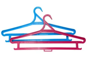 Вішалка плечики для одягу Подвійний (кольор) (D202)