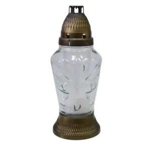 Лампадка 430 золото прозор. скло