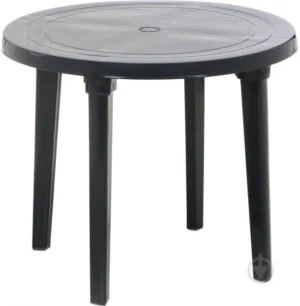 Стіл 100011 круглий (антрацит)