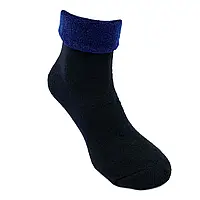 арт 117 (23-25, 348 чорний)махра,сер.,б/рез.,контр.колір манжету, Ж.НП