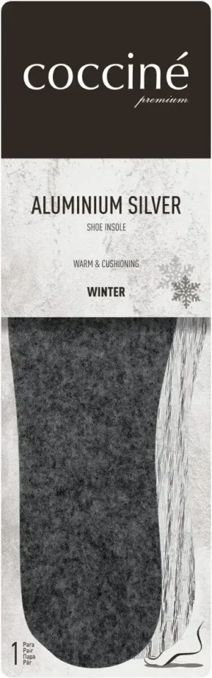 Зимові Устілки 665/46 АLUMINIUM SILVER 35/36 (нат.войлок+фол.)