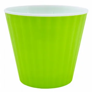 Вазон 114034 "Ібіс" з подв.дном 15,7*13 (оливк/білий)