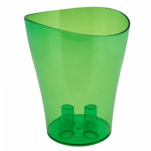 Вазон 114050 "Ніка" 13*15,5 д/орхідей (зелен прозор PS)