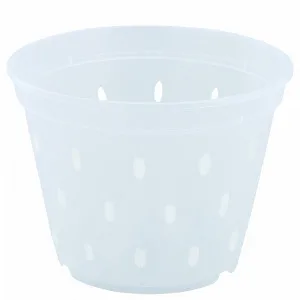 Вазон 114079 дренажний д/орхідей 11*8 (прозорий)