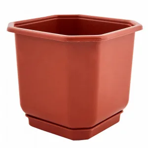 Вазон 112028 "Дама" з підст 8*8 (теракот)