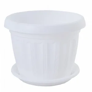 Вазон 112067 "Терра" 17*13 з підст (білий)