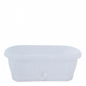 Вазон 113055 "Терра" (кактус з підст (білий)