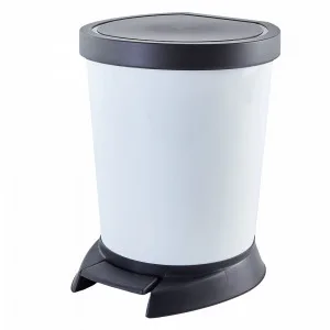 Відро з педаллю 10л д/сміття 124065 (біле)