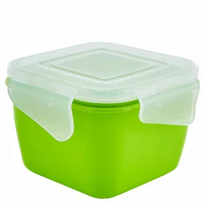 Контейнер 168052 квадрат."Фієста" 0,9л (оливк./пр.)