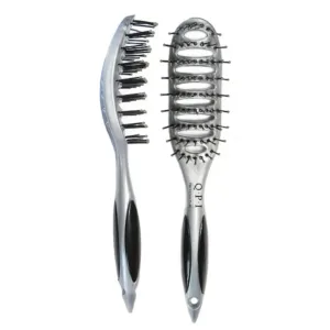 QPI Щітка PM-5030R "Ложка" Сiра з гумoвими вставками 24 см