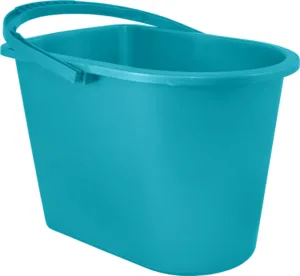 122024 Відро прямокут. 14л. (бірюз)