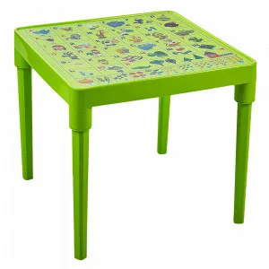 Стіл 100027 дитячий "Абетка українська" (оливковий)