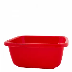 Таз 121042 квадратний 6л (червоний)