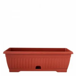 Вазон "Терра" (балкон. з підст. 112094  (теракот)