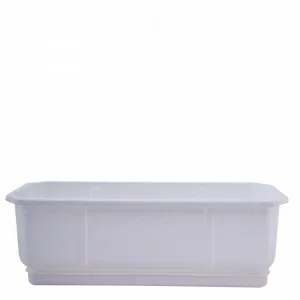 Вазон 112031 "Дама" (балкон. з підст. 50*18 (білий)