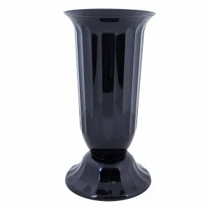 Вазон "Флора" 29 з підст 114037 (чорний)