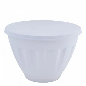 Вазон 112086 "Жанна" з підст. глибок. 27*18 (білий)