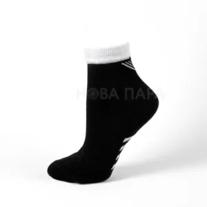 арт 106 (23-25,348 чорний) гладь,кор.мод.спорт полоси на сліду Ж.НП