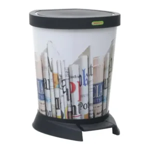 Відро з педаллю "декор" 18л д/сміття 124068 (газети)