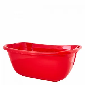 Таз 121035 прямокут. 22л (червоний)
