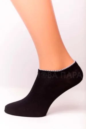 арт 438  (27-29, 348 чорний)гладь,бамбук,укор.мод,полоса на борту,Ч.НП