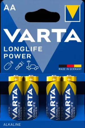 VARTA Бат-ка LONGLIFE Alkaline POWER  AA Bli 4