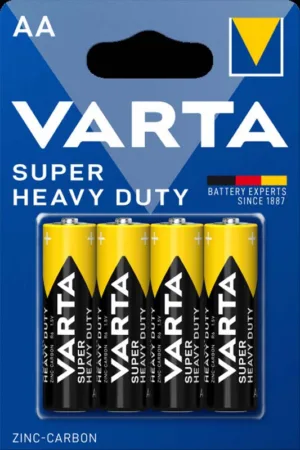 VARTA Бат-ка Zink-Carbon SUPERLIFE Блістер-4шт.  AA