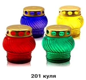 Лампадка 201 (скло) метал кришка