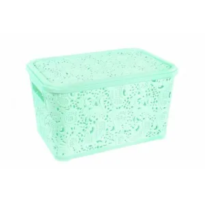 Контейнер "Ажур" 7,5 л з кришкою (бузок)