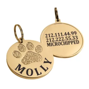 95053 Адресник "Розмір S ЛапкаДіаметр 2,5 см. "