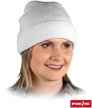 Шапка CZBAW "W" біла