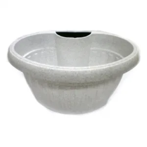 Вазон 112097 "Терра" 27 з кріп. на стовп (білий флок)