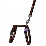 72/8816 Шлея для собак Барксі Urban Патріотична(обхват грудної клітини 58-71 см,шир-25мм) Вишиванка чорна