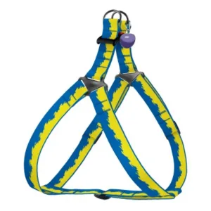 72/8811 Шлея для собак Барксі Urban Патріотична (обхват грудної клітини 58-71 см,шир-25мм) Прапор