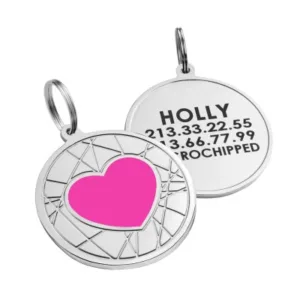 92227 Адресник Розмір L рожевий